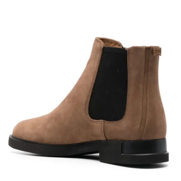 New Camper Iman Boots Chelsea Ankle Nubuck Suede Tan Sz 37 - Picture 3 of 14